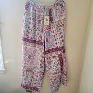 Easel Palazzo Pants Size L NWT